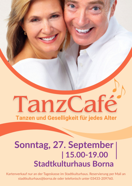 TanzCafe 27.09.2026 Flyer_Plakat